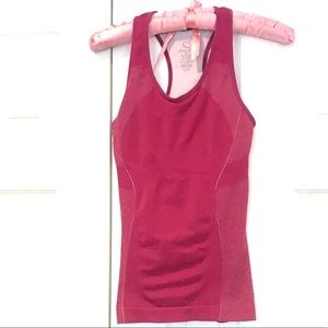 PINK SPORT STRETCH WOMENS TANK TOP SZ XS